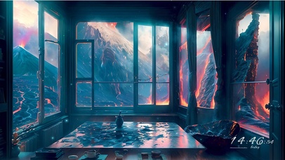 火山边的废弃房间