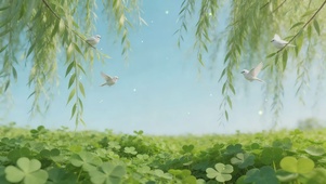 飞鸟报春，好运自来