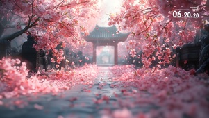 落樱浮梦