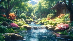 治愈山间溪水