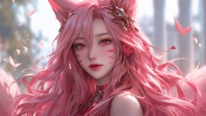 粉色治愈阿狸