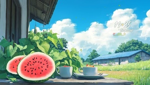 治愈护眼夏日西瓜