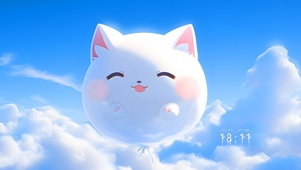 猫咪可爱气球