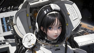 4k宇航员少女