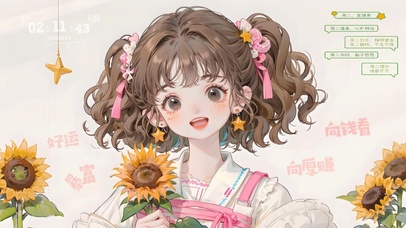 向日葵主题  向钱看  向厚赚