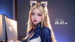 猫耳可爱女孩