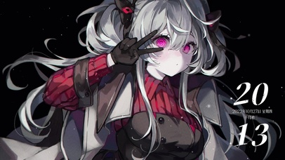 白发赤瞳小魔女