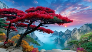 高山美景