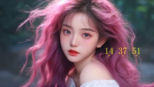 红发露肩少女