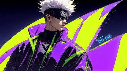 赛博朋克五条悟（音频时钟）