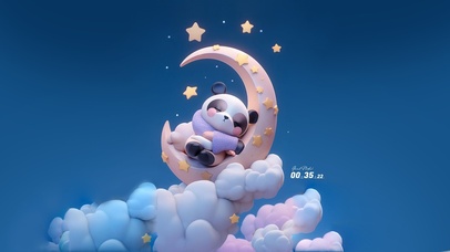 睡梦中的熊猫宝宝