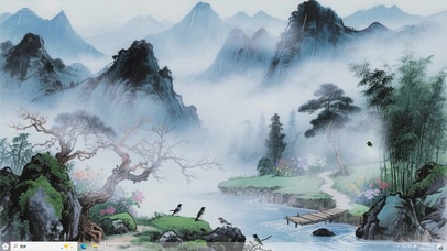 雨染千山翠-桌面主题