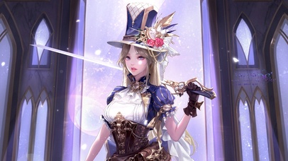 4K金发紫罗兰少女