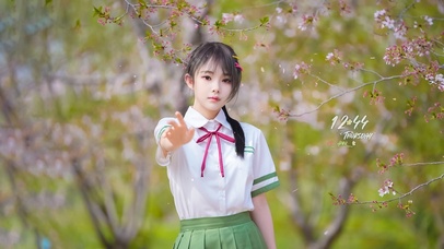 4K 铃芽 真人COS清纯美女