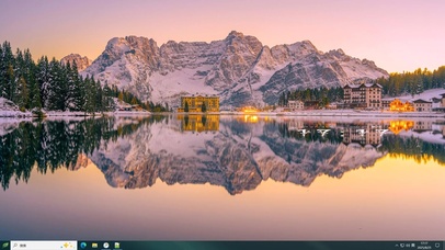 雪山小镇—【主题桌面】