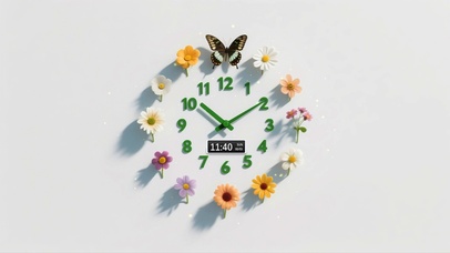 花儿时钟