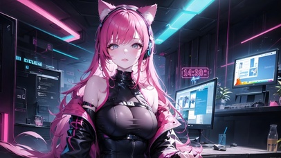 4k可爱兽耳女孩