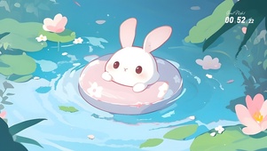 兔子游泳池