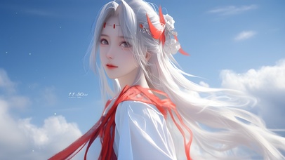 4K清纯气质古风少女