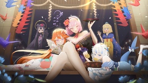 4k 夏日酒祭少女