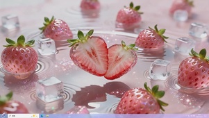 水面小清新草莓