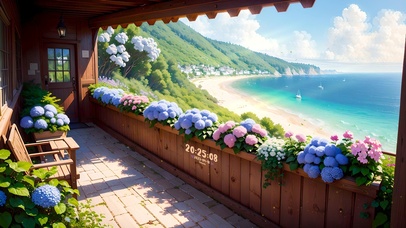 唯美治愈海景小屋