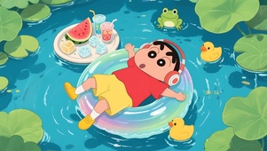 夏天悠闲小新