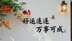好运连连，万事可成