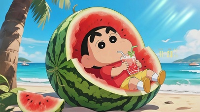 西瓜海滩派对 小新的夏日之旅