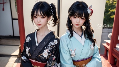 4K唯美清纯和服少女