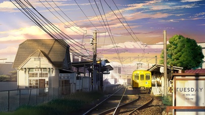 治愈黄昏列车铁路