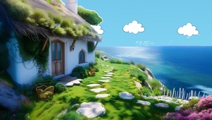 阳光可爱治愈小屋