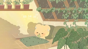 可爱小熊房间