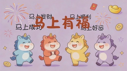 马上顺利马上有福