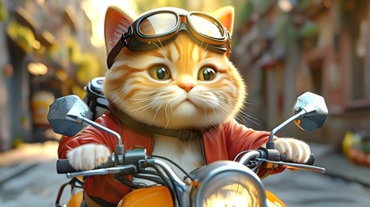 喵星人送外卖打工人系列