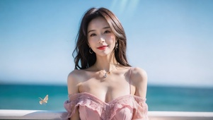海边性感女神