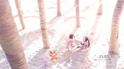 4K夏日沙滩泳装女孩