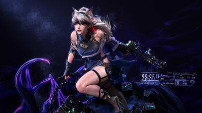 4K性感长腿狐女