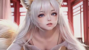 4K 小狐妖就问你可不可爱