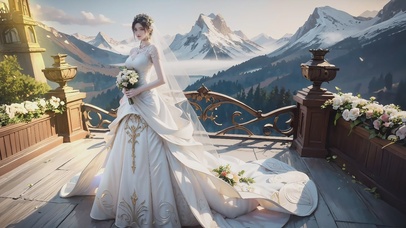 4K唯美新娘美杜莎女王