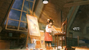 猫咪少女的画室