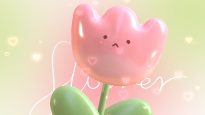 3D温柔粉色郁金香