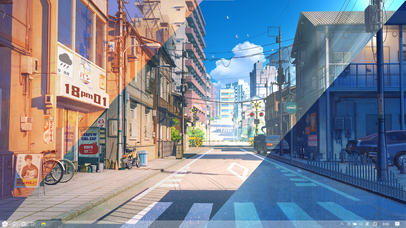 东京街道（随真实时间变化）