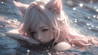 4K清纯可爱猫耳少女