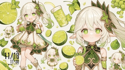 水果饮料自由，银发美女