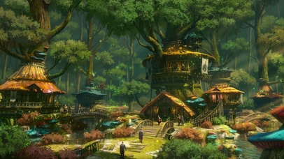 奇幻森林秘密村庄