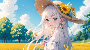 4k治愈田野少女