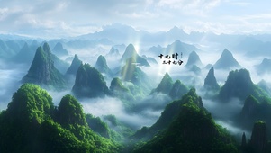 群山屹立