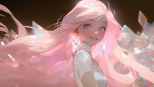 粉色梦幻女孩