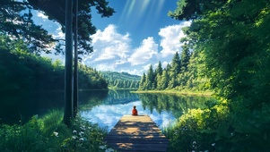 一个人看风景